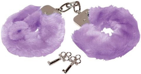 Kajdanki - Love Cuffs Purple( fioletowe ) - Kajdanki z futerkiem