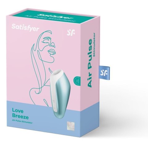 Satisfyer Love Breeze (ice blue) - bezdotykowy masażer łechtaczki