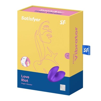 Satisfyer Love Riot purple - wibrator na palec