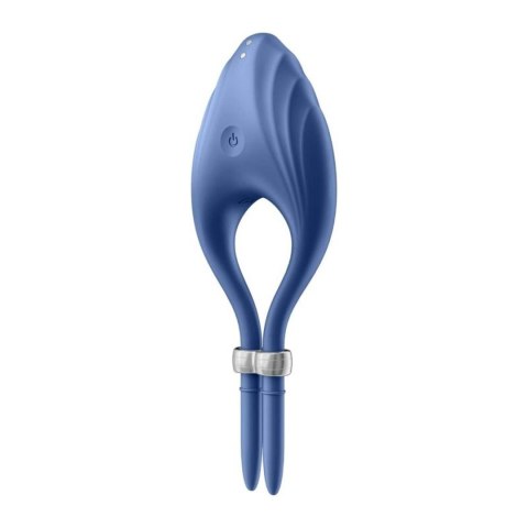 Satisfyer Duelist Ring Vibrator (Blue) - WIbrujący pierścień erekcyjny