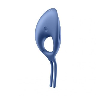 Satisfyer Swordsman (Blue) - WIbrujący pierścień erekcyjny