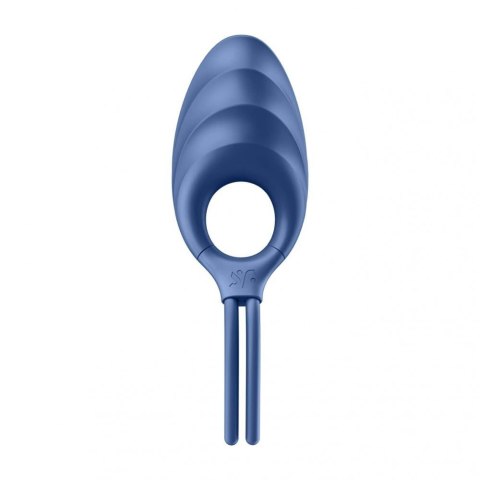 Satisfyer Swordsman (Blue) - WIbrujący pierścień erekcyjny