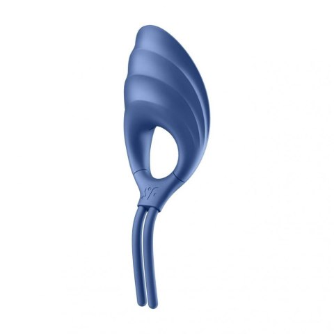 Satisfyer Swordsman (Blue) - WIbrujący pierścień erekcyjny