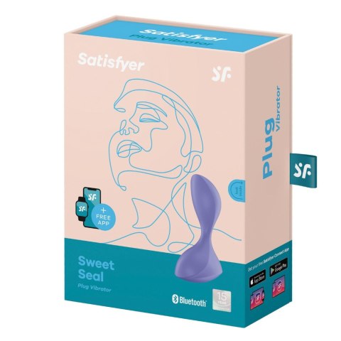 Satisfyer Sweet Seal Connect App (Lilac) - Wibrator analny