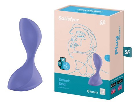 Satisfyer Sweet Seal Connect App (Lilac) - Wibrator analny