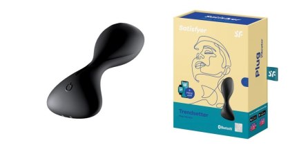 Satisfyer Trendsetter Connect App (Black) - Wibrator analny