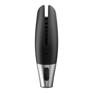 Satisfyer Power Masturbator black silver Masturbator wibrujący sterowany smartphonem