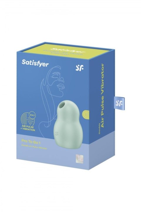 Satisfyer Pro To Go 1 mint - bezdotykowy masażer łechtaczki