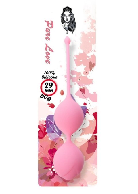 Silicone Kegel Balls 29mm 60g Pink - B - Series - kulki gejszy