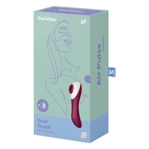 Satisfyer Dual Crush - bezdotykowy masażer łechtaczki