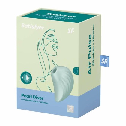 Satisfyer Pearl Diver (Mint) - bezdotykowy masażer łechtaczki