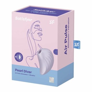 Satisfyer Pearl Diver (Violet) - bezdotykowy masażer łechtaczki