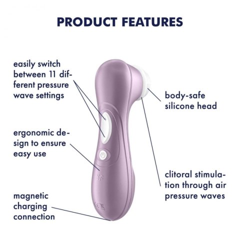 Satisfyer Pro 2 (violet) - bezdotykowy masażer łechtaczki