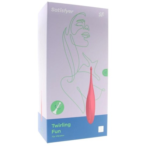 Satisfyer - Twirling Fun Trip Vibrator (Poppy Red)