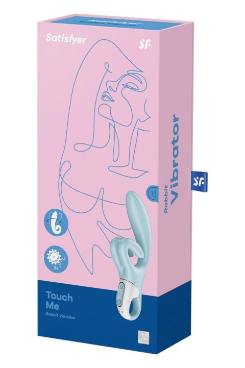 Satisfyer Touch me blue - Wibrator króliczek