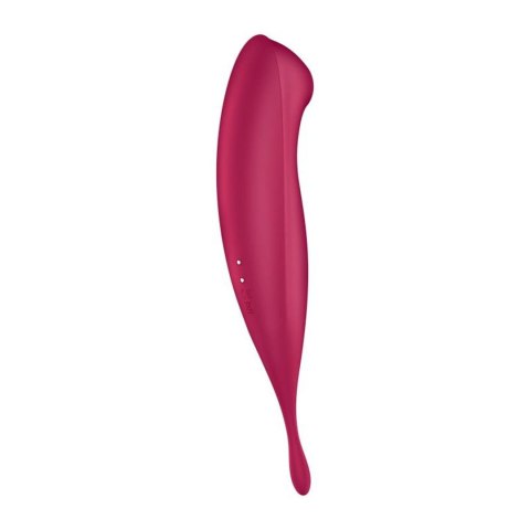 Satisfyer Twirling Pro Connect App dark red - bezdotykowy masażer łechtaczki