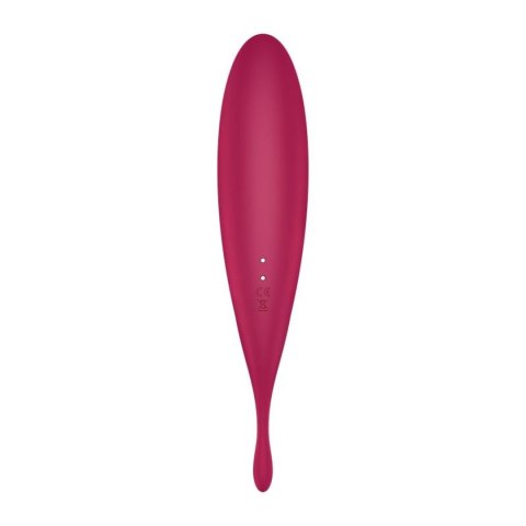 Satisfyer Twirling Pro Connect App dark red - bezdotykowy masażer łechtaczki