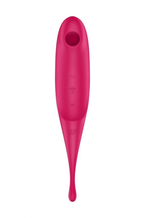 Satisfyer Twirling Pro red - bezdotykowy masażer łechtaczki