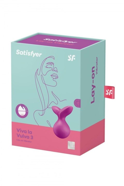 Satisfyer Viva la Vulva 3 violet - masażer łechtaczki