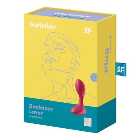 Satisfyer Wibrator - Backdoor Lover (Red) - Wibrator analny