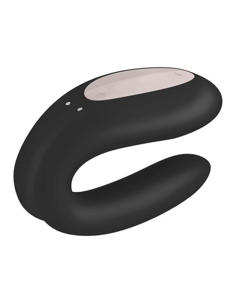 Satisfyer Double Joy Partner Black - wibrator dla par