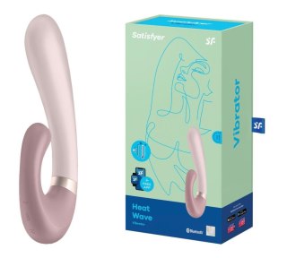 Satisfyer Heat Wave Connect App (Mauve) - wibrator punktu G