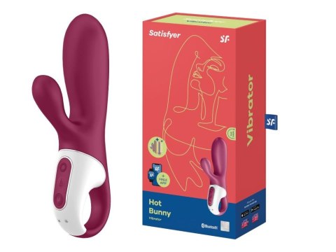 Satisfyer Hot Bunny red - Wibrator króliczek