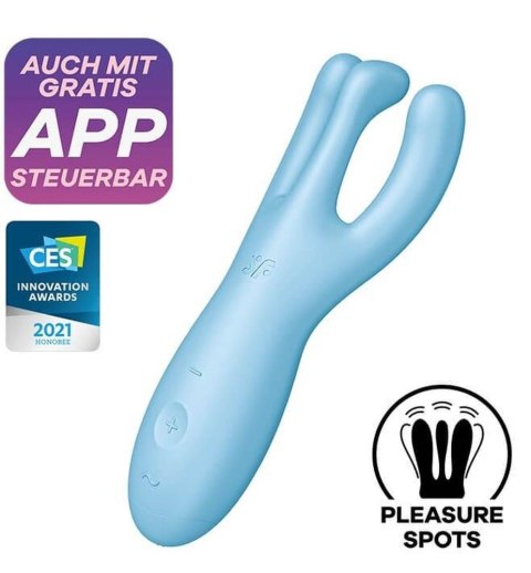 Satisfyer Wibrator-Threesome 4 Connect App (Blue)