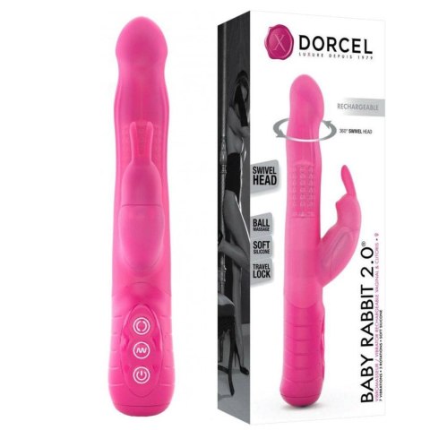 Marc Dorcel BABY RABBIT MAGENTA 2.0 - Wibrator króliczek