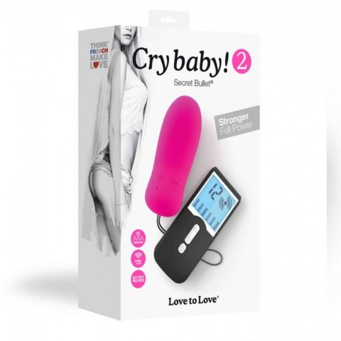 CRY BABY 2 - DANGER PINK - wibrator jajeczko