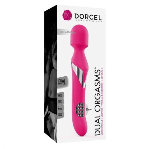 Marc Dorcel DUAL ORGASMS MAGENTA - Masażer do pochwy i ciała