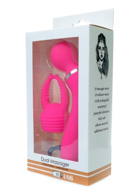 Dual Massager Pink - masażer do ciała