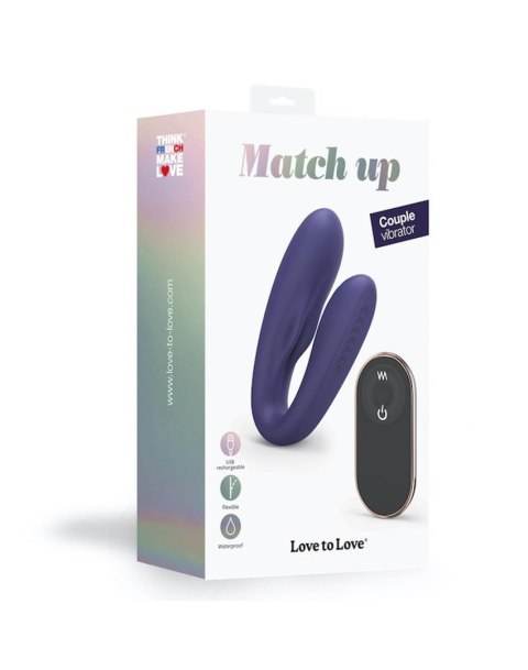 MATCH UP - MIDNIGHT INDIGO - wibrator dla par