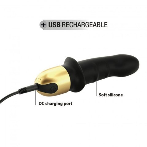 Marc Dorcel MINI LOVER BLACK 2.0 - RECHARGEABLE - wibrator punktu G