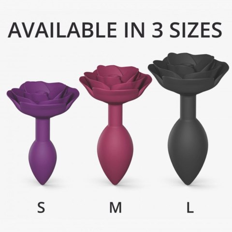 OPEN ROSES S SIZE - PURPLE RAIN - Korek analny, zatyczka analna