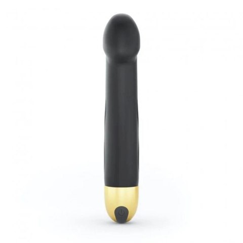 Marc Dorcel REAL VIBRATION M BLACK & GOLD 2.0 - RECHARGEABLE - Wibrator punktu G rozmiar M czarno-złoty