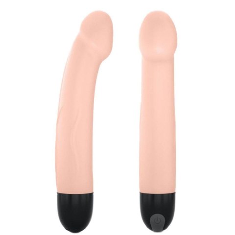 Marc Dorcel REAL VIBRATION M FLESH 2.0 - RECHARGEABLE - WIbrator punktu G rozmiar M cielisty