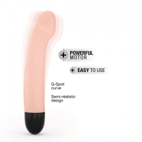 Marc Dorcel REAL VIBRATION M FLESH 2.0 - RECHARGEABLE - WIbrator punktu G rozmiar M cielisty