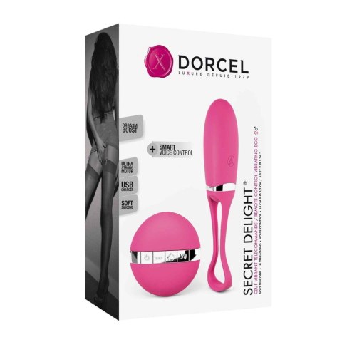 Marc Dorcel SECRET DELIGHT MAGENTA - wibrujące jajeczko na pilota różowe