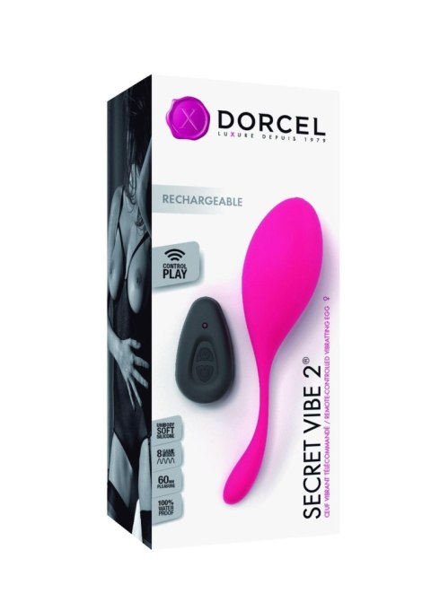 Marc Dorcel SECRET VIBE 2 - Wibrator jajeczko różowe