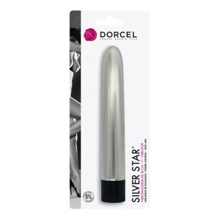 Marc Dorcel SILVER STAR - wibrator klasyczny srebrny