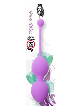 Silicone Kegel Balls 32mm 125g Purple - B - Series - kulki gejszy