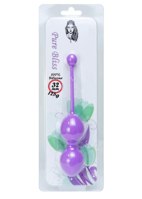 Silicone Kegel Balls 32mm 125g Purple - B - Series - kulki gejszy