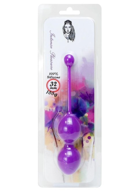 Silicone Kegel Balls 32mm 165g Purple - B - Series - kulki gejszy