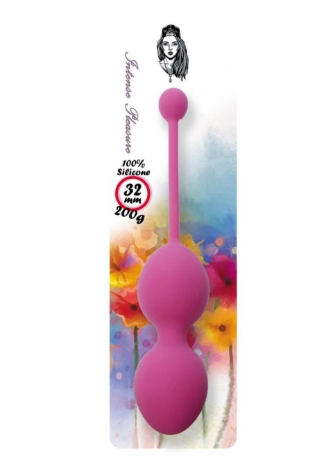 Silicone Kegel Balls 32mm 200g Dark Pink - B - Series - kulki gejszy