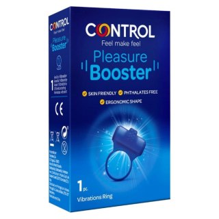 Control Pleasure Booster- nakładka wibracyjna - Wibrujący pierścień erekcyjny