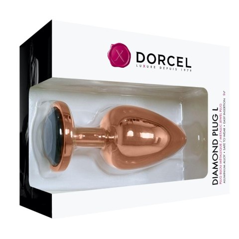 Marc Dorcel DIAMOND PLUG L - Metalowy korek analny