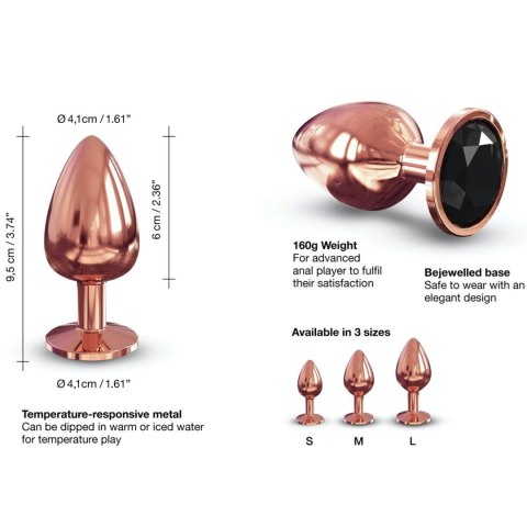 Marc Dorcel DIAMOND PLUG L - Metalowy korek analny