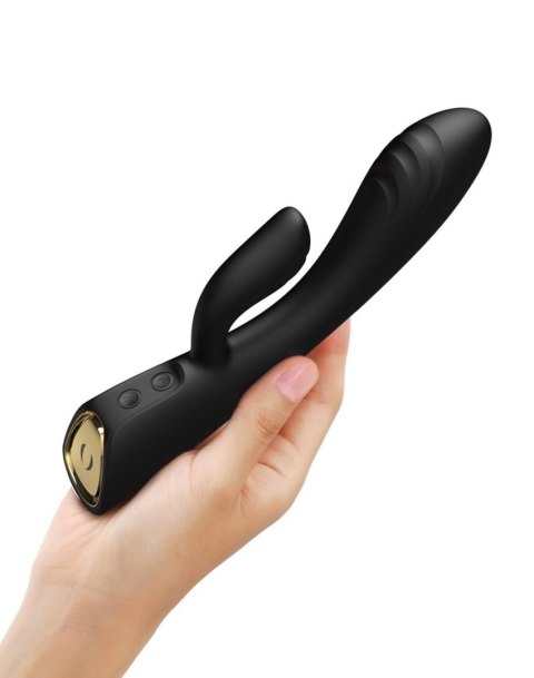 MARC DORCEL FLEXI RABBIT BLACK - Wibrator króliczek