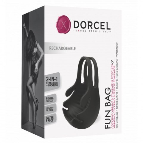 Marc Dorcel FUN BAG - Wibrujący pierścień erekcyjny